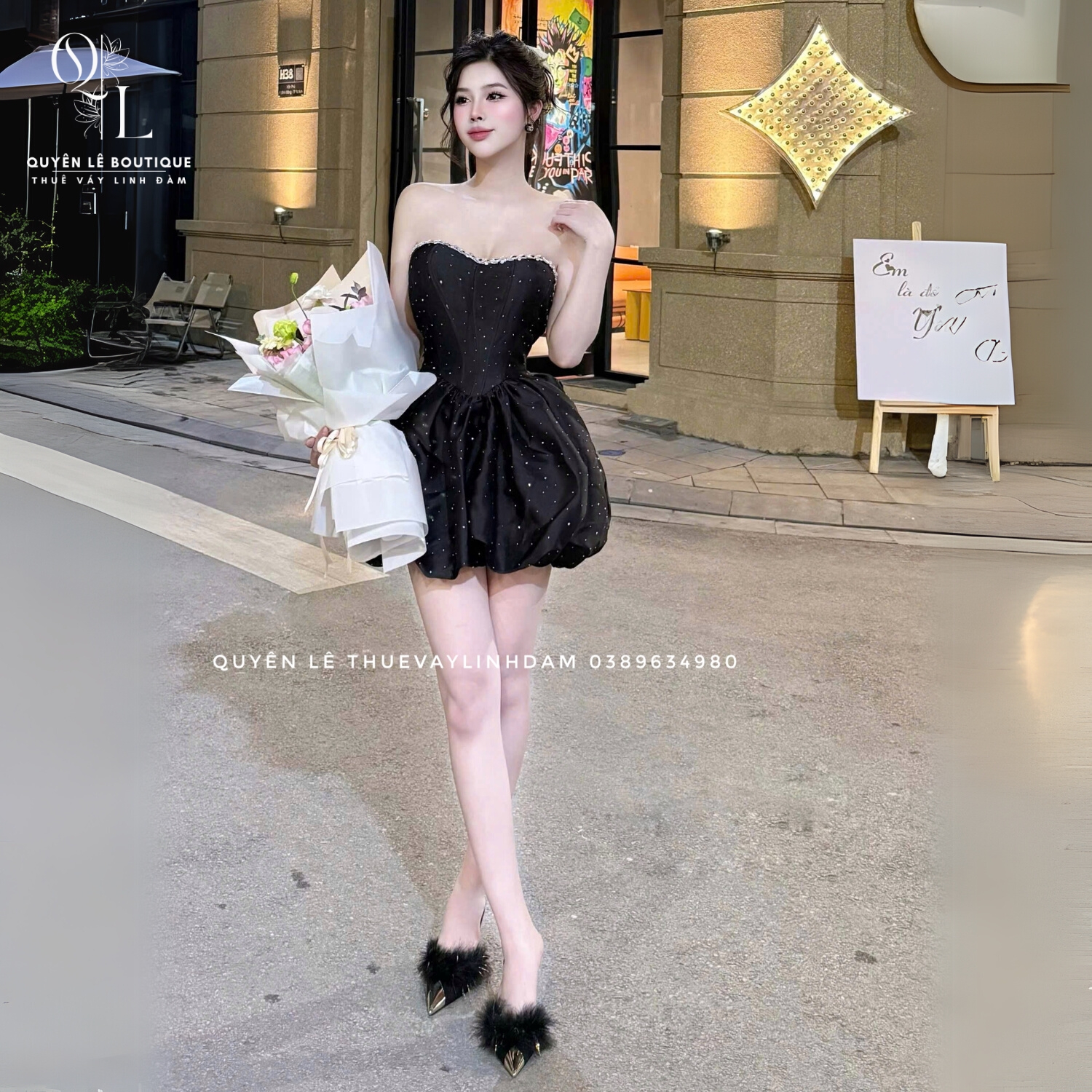 Tiệc ngắn đen