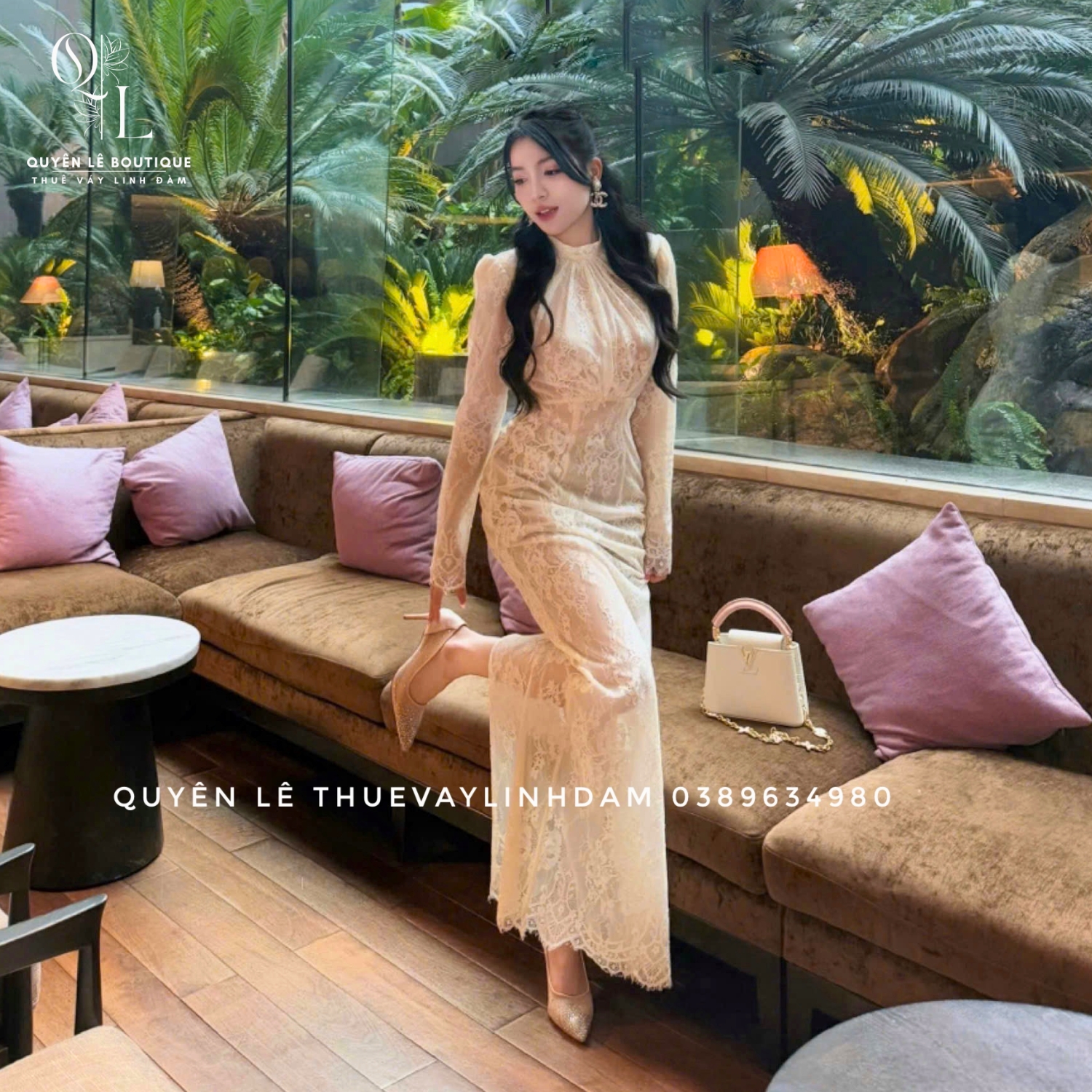 2769 Tiệc dài ren body