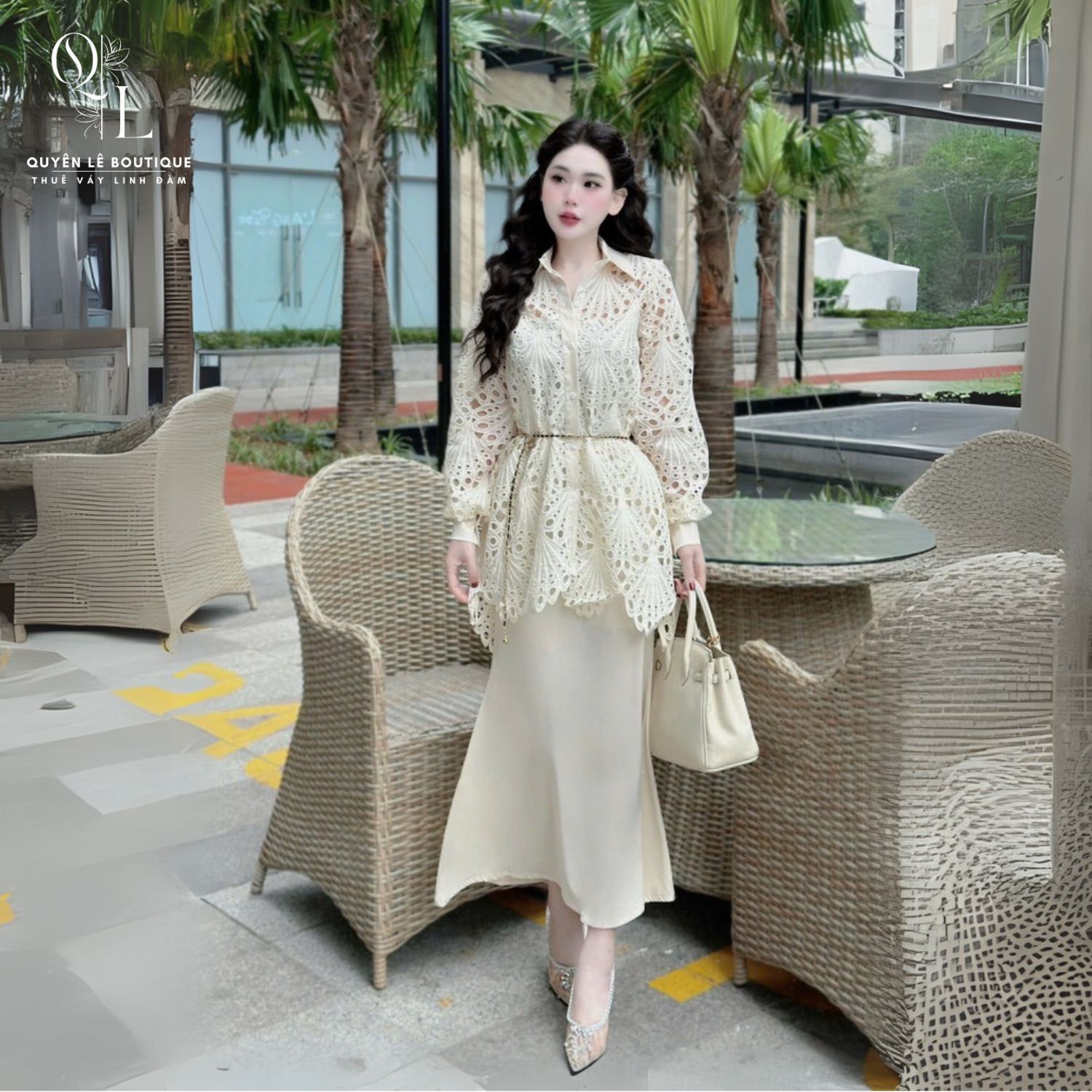 Set tiệc dài kem size M
