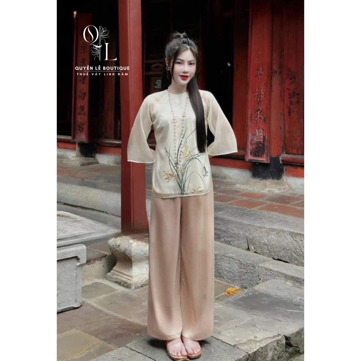 Pháp phục kem cỏ xanh