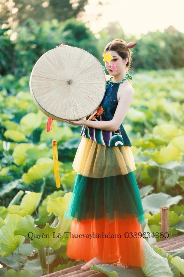 3159 dld set xanh yếm