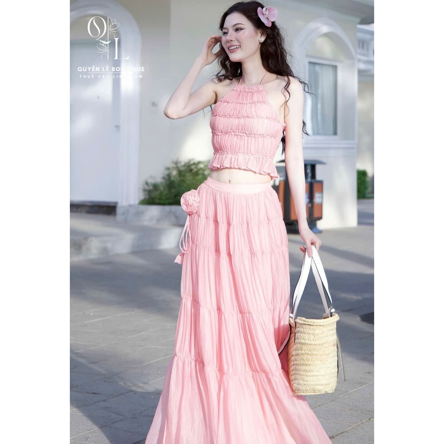 3237 dld hồng set yếm