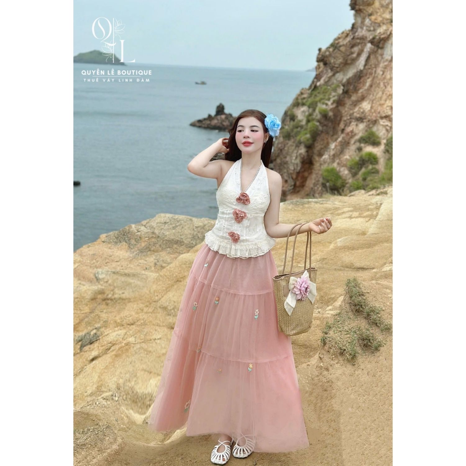 4927 dld set trắng hồng