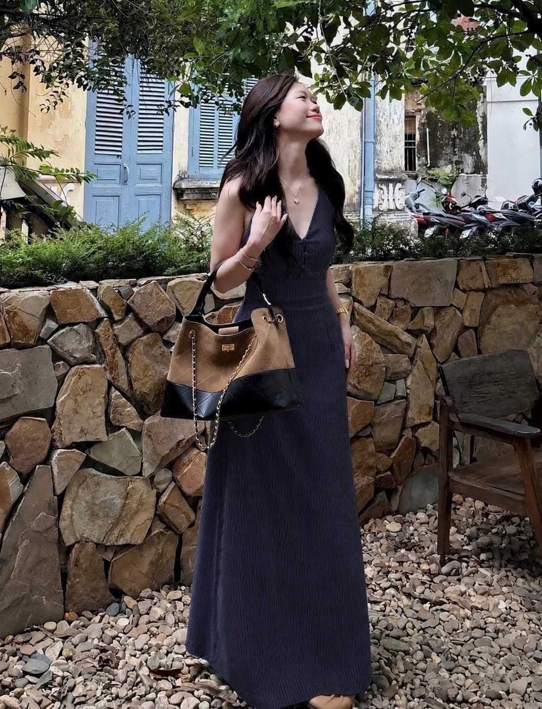 5267 Dld xanh than kẻ sz s,m