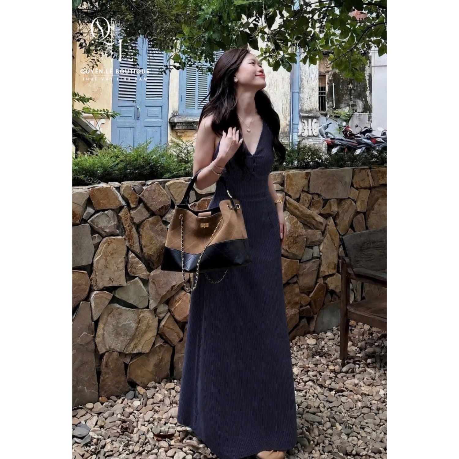 5267 Dld xanh than kẻ sz s,m