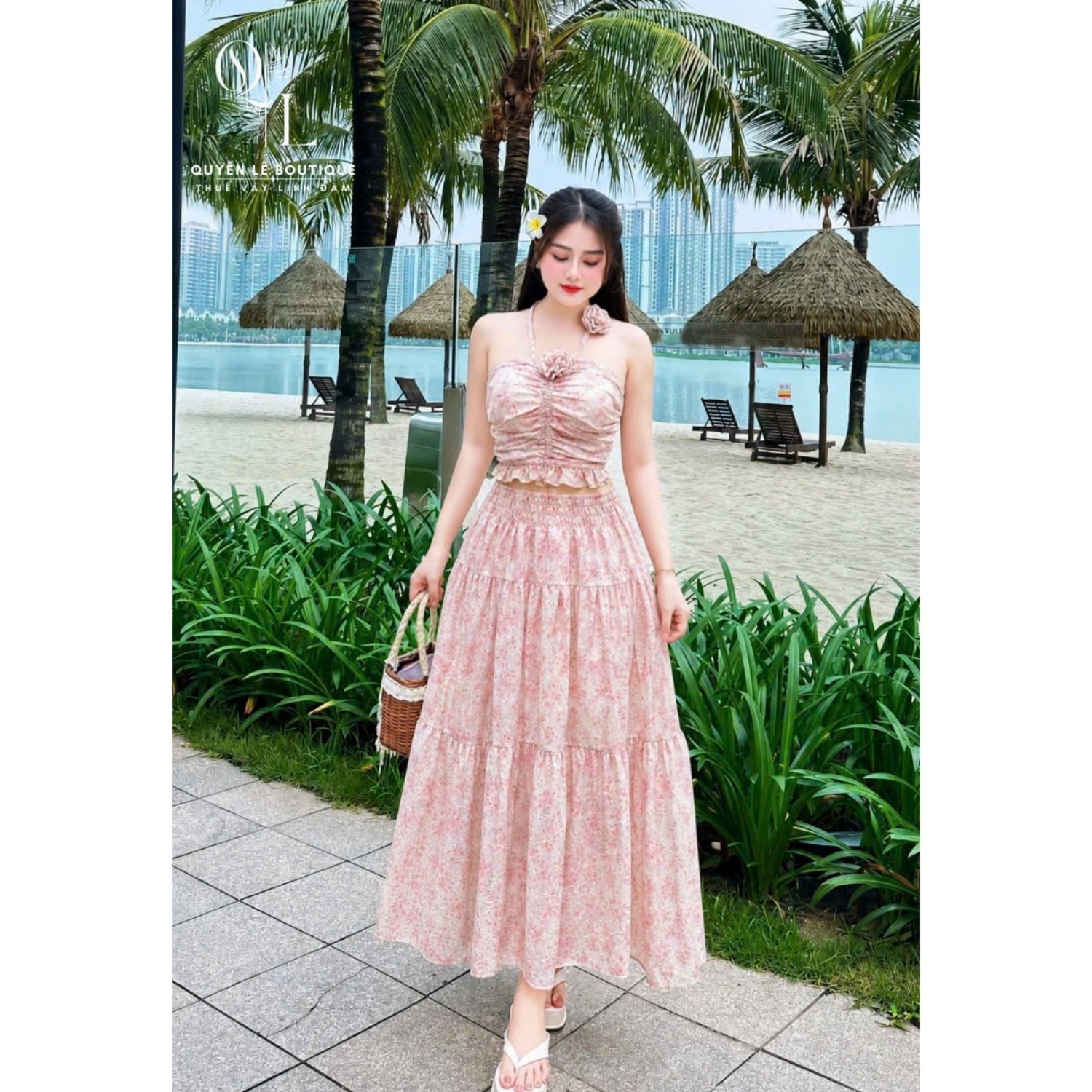 5293 Dld set hoa hồng szs