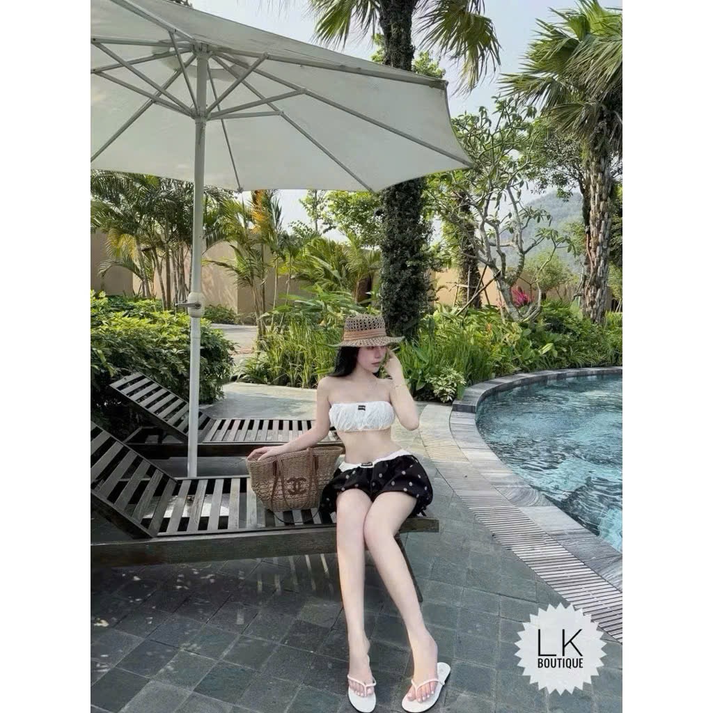 5427 bikini trắng đen