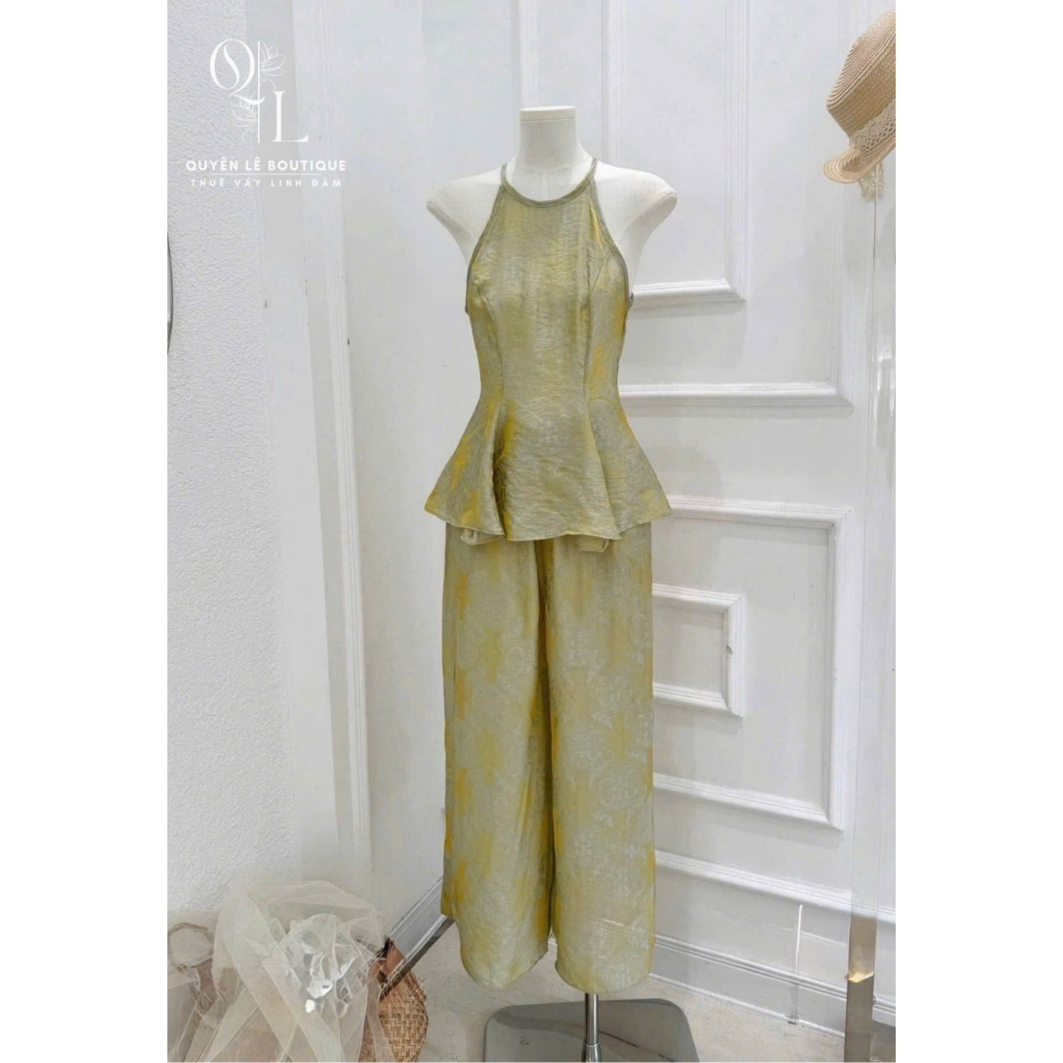 Dld set yếm xanh