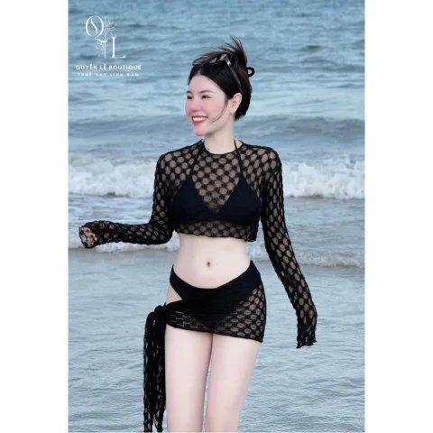 Set bikini đen