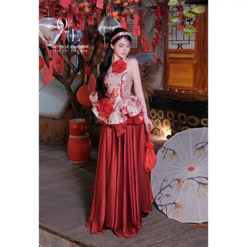 2684 yếm đỏ size s