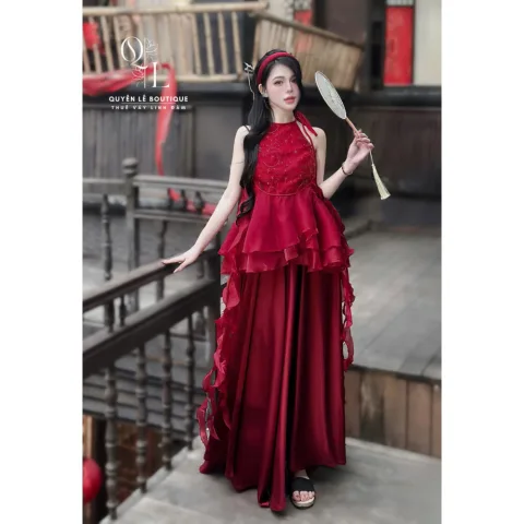 2682 yếm đỏ size S