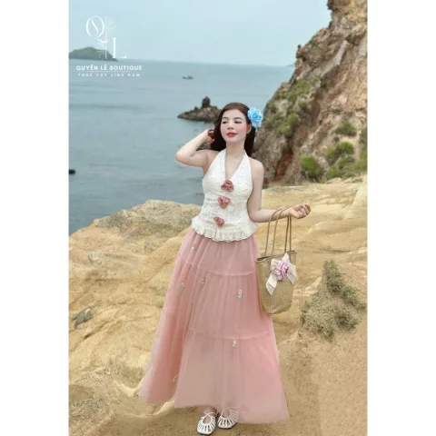 4927 dld set trắng hồng