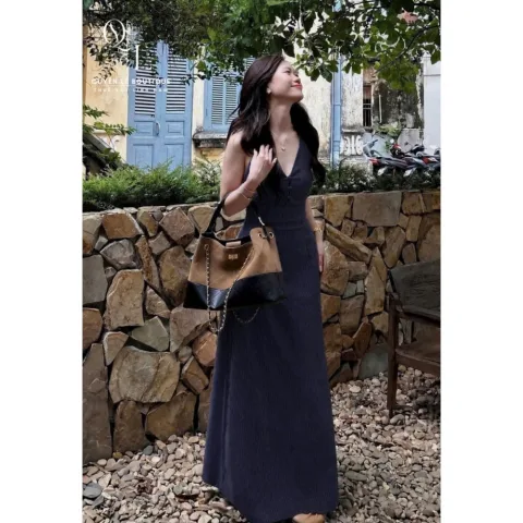 5267 Dld xanh than kẻ sz s,m