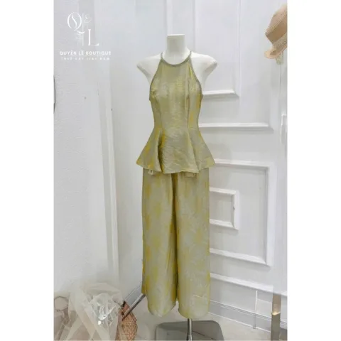 Dld set yếm xanh
