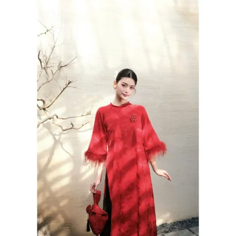 Ad đỏ tay lông Size S, M, XL,XXL